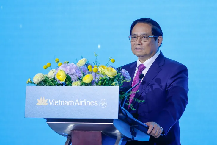 Thủ tướng Phạm Minh Chính dự kỷ niệm 30 năm đường bay Việt Nam - Hàn Quốc - Ảnh 1. Thủ tướng Phạm Minh Chính dự kỷ niệm 30 năm đường bay Việt Nam - Hàn Quốc - Ảnh 1.