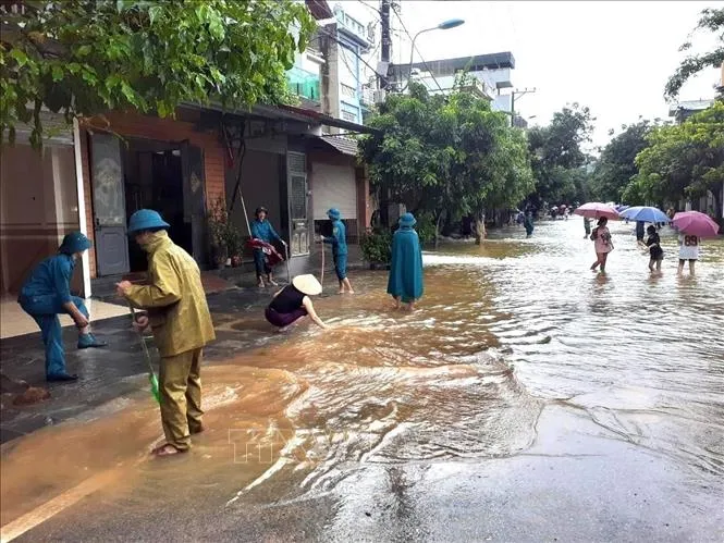Khẩn trương khắc phục hậu quả mưa lớn gây ngập úng cục bộ tại Hà Giang - Ảnh 1. Khẩn trương khắc phục hậu quả mưa lớn gây ngập úng cục bộ tại Hà Giang - Ảnh 1.