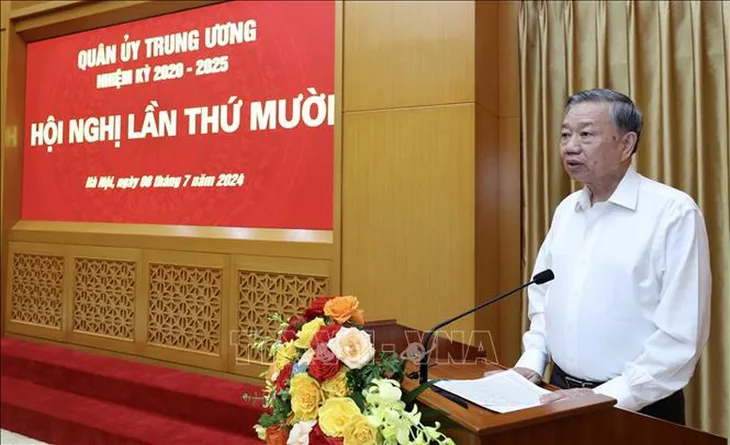 Chủ tịch nước Tô Lâm và Thủ tướng Phạm Minh Chính dự Hội nghị Quân ủy Trung ương - Ảnh 2. Chủ tịch nước Tô Lâm và Thủ tướng Phạm Minh Chính dự Hội nghị Quân ủy Trung ương - Ảnh 2.