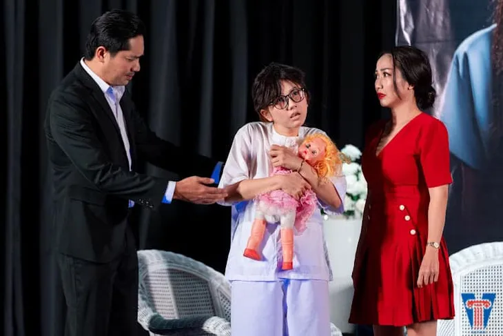 Ốc Thanh Vân xúc động khi diễn Người vợ ma - Ảnh 1. Ốc Thanh Vân xúc động khi diễn Người vợ ma - Ảnh 1.