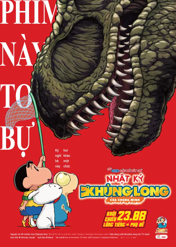 Shin Cậu bé bút chì có mặt ở đường đua phim tháng 8 - Ảnh 1. Shin Cậu bé bút chì có mặt ở đường đua phim tháng 8 - Ảnh 1.