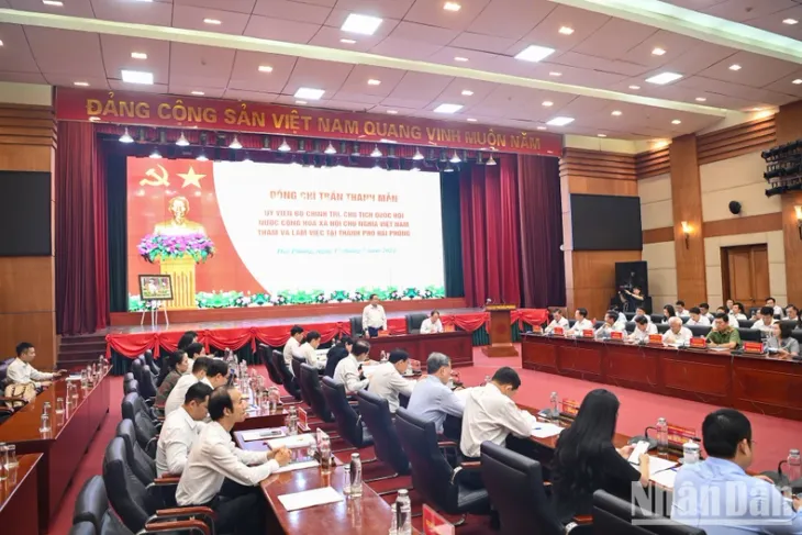 Hải Phòng cần tích cực triển khai thực hiện Quy hoạch thành phố với 3 trụ cột phát triển - Ảnh 1. Hải Phòng cần tích cực triển khai thực hiện Quy hoạch thành phố với 3 trụ cột phát triển - Ảnh 1.