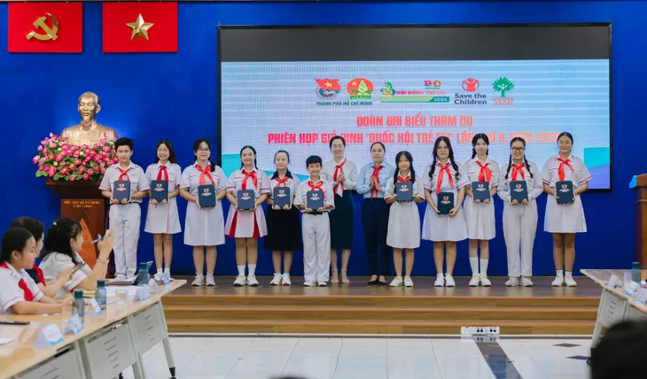 TP Hồ Chí Minh tổ chức kỳ họp Hội đồng Trẻ em lần thứ 14 - Ảnh 3. TP Hồ Chí Minh tổ chức kỳ họp Hội đồng Trẻ em lần thứ 14 - Ảnh 3.