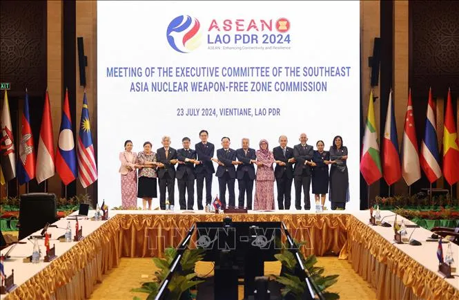 Hoàn tất công tác chuẩn bị cho Hội nghị Bộ trưởng Ngoại giao ASEAN lần thứ 57 - Ảnh 1. Hoàn tất công tác chuẩn bị cho Hội nghị Bộ trưởng Ngoại giao ASEAN lần thứ 57 - Ảnh 1.