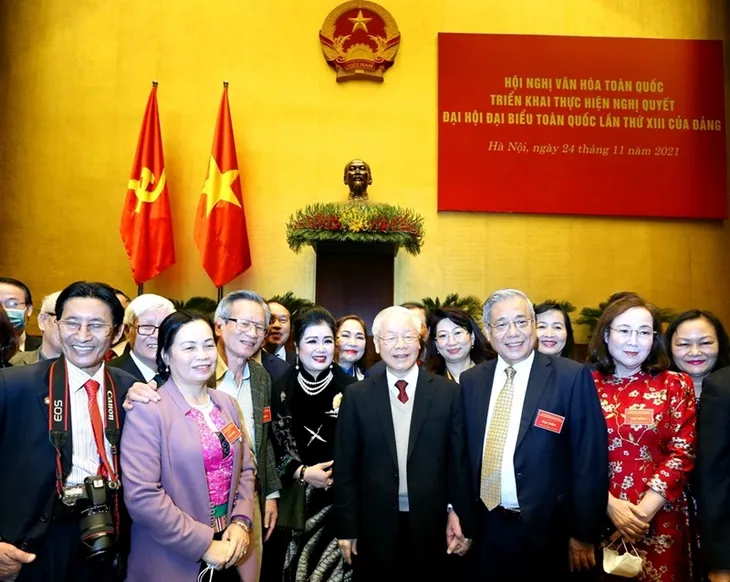 Tổng Bí thư Nguyễn Phú Trọng - Nhà văn hóa lớn - Ảnh 1. Tổng Bí thư Nguyễn Phú Trọng - Nhà văn hóa lớn - Ảnh 1.