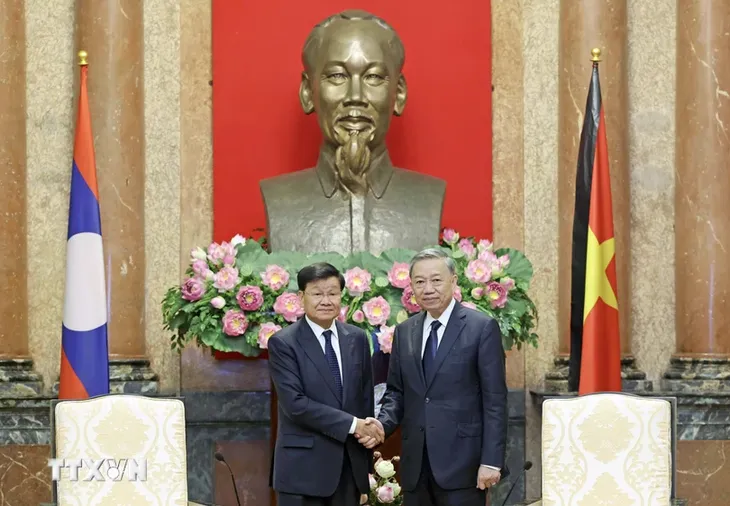 Chủ tịch nước tiếp lãnh đạo các nước dự Lễ tang Tổng Bí thư Nguyễn Phú Trọng - Ảnh 1.