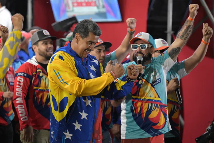 Ông Nicolas Maduro tái đắc cử Tổng thống Venezuela nhiệm kỳ thứ 3 - Ảnh 1. Ông Nicolas Maduro tái đắc cử Tổng thống Venezuela nhiệm kỳ thứ 3 - Ảnh 1.