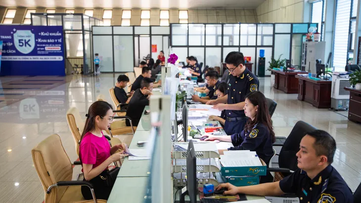 Hơn 95% số hàng hóa được thông quan ngay tại cảng - Ảnh 1. Hơn 95% số hàng hóa được thông quan ngay tại cảng - Ảnh 1.