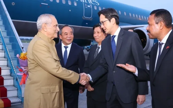 Tổng thống Timor-Leste bắt đầu thăm cấp Nhà nước tới Việt Nam - Ảnh 1. Tổng thống Timor-Leste bắt đầu thăm cấp Nhà nước tới Việt Nam - Ảnh 1.