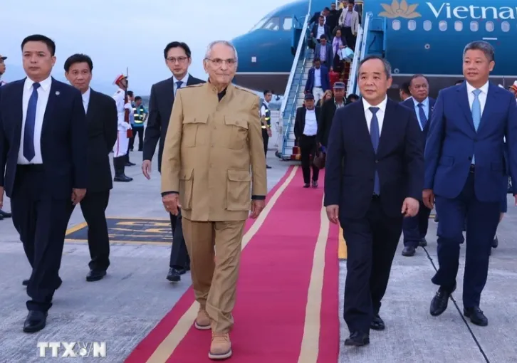Tổng thống Timor-Leste bắt đầu thăm cấp Nhà nước tới Việt Nam - Ảnh 2. Tổng thống Timor-Leste bắt đầu thăm cấp Nhà nước tới Việt Nam - Ảnh 2.