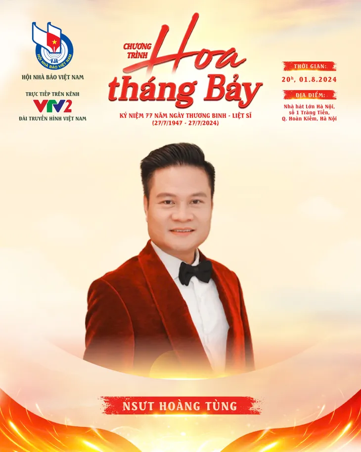 20h hôm nay (1/8), VTV2: THTT chương trình Hoa tháng Bảy - Ảnh 2. 20h hôm nay (1/8), VTV2: THTT chương trình Hoa tháng Bảy - Ảnh 2.