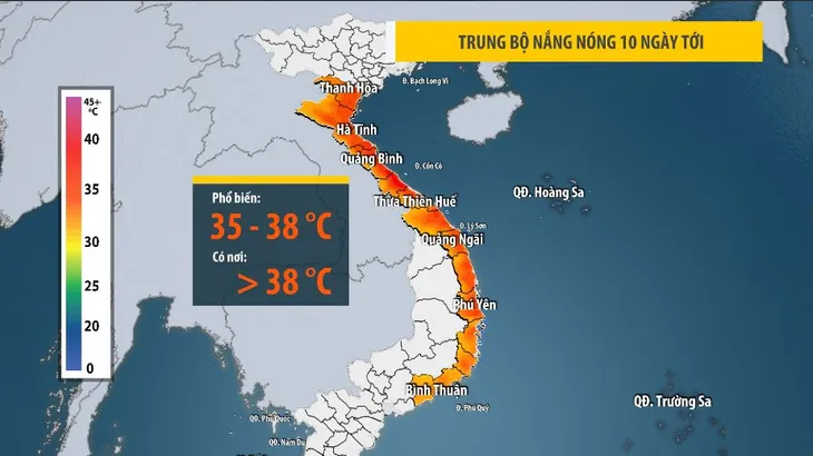 Miền Trung nắng nóng kéo dài, hơn 70 điểm có nguy cơ cháy rừng - Ảnh 2.