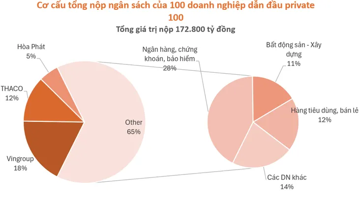 100 doanh nghiệp tư nhân nộp ngân sách hơn 170.000 tỷ đồng - Ảnh 1.