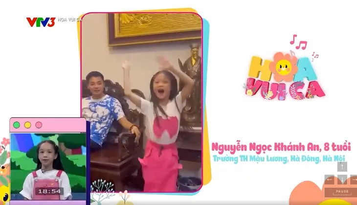 Hoa vui ca: Cùng khán giả nhí tập nhảy - Ảnh 3. Hoa vui ca: Cùng khán giả nhí tập nhảy - Ảnh 3.
