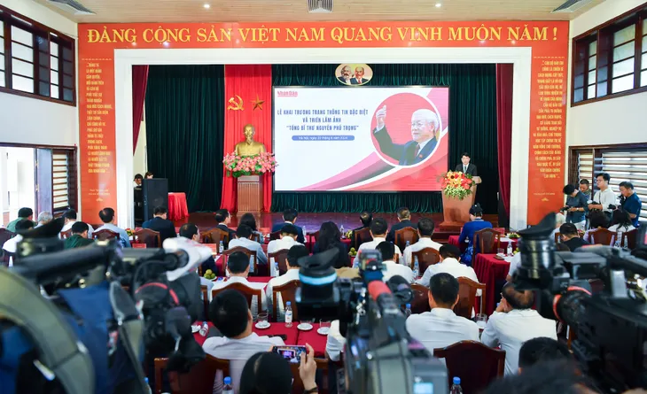 Khai trương Trang thông tin đặc biệt về Tổng Bí thư Nguyễn Phú Trọng - Ảnh 5. Khai trương Trang thông tin đặc biệt về Tổng Bí thư Nguyễn Phú Trọng - Ảnh 5.