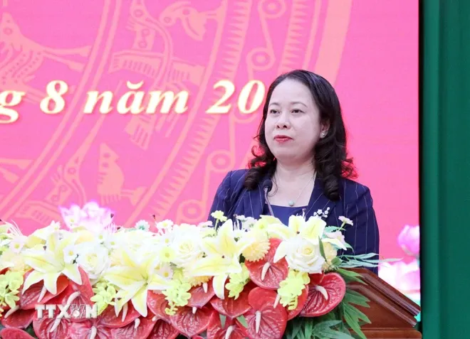 Phó Chủ tịch nước Võ Thị Ánh Xuân thăm và làm việc tại Ninh Thuận - Ảnh 3. Phó Chủ tịch nước Võ Thị Ánh Xuân thăm và làm việc tại Ninh Thuận - Ảnh 3.