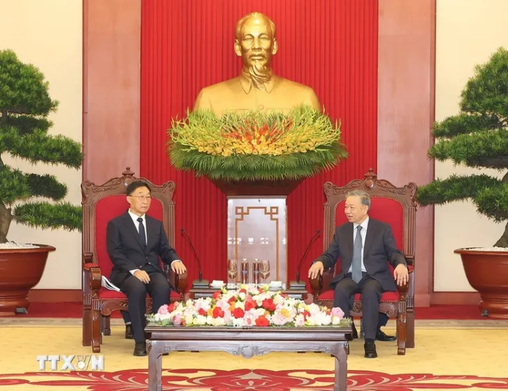 Tổng Bí thư, Chủ tịch nước tiếp Bí thư Khu ủy Quảng Tây, Trung Quốc - Ảnh 1. Tổng Bí thư, Chủ tịch nước tiếp Bí thư Khu ủy Quảng Tây, Trung Quốc - Ảnh 1.