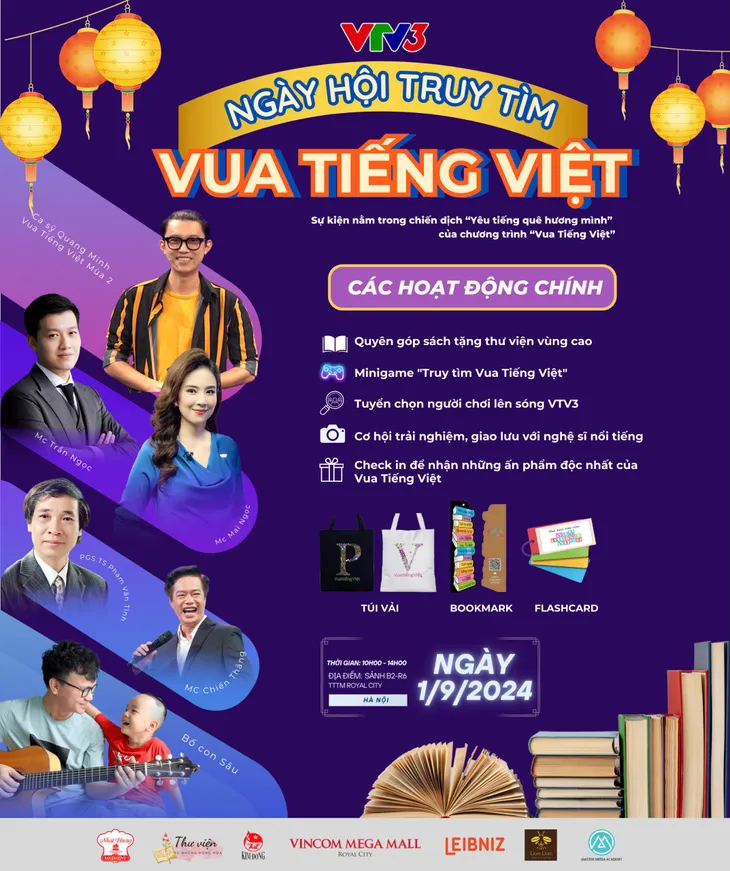 Thử sức với ngày hội Truy tìm Vua Tiếng Việt - Ảnh 1. Thử sức với ngày hội Truy tìm Vua Tiếng Việt - Ảnh 1.