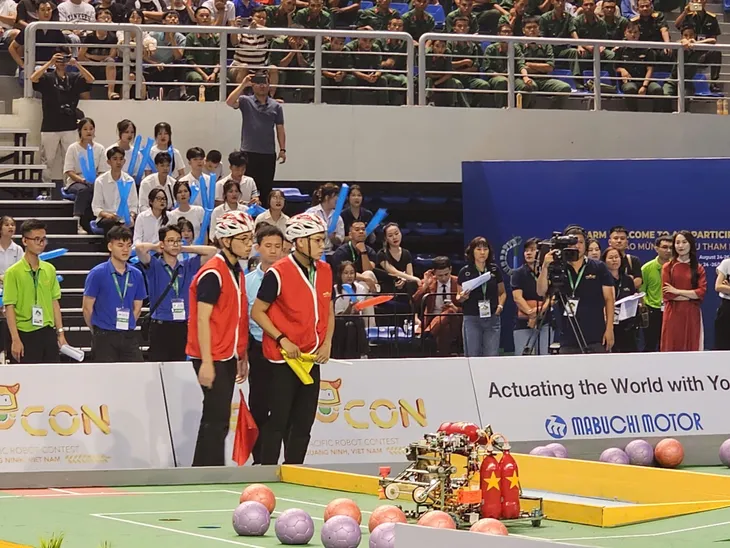 ABU Robocon 2024 diễn ra thành công và để lại ấn tượng đẹp - Ảnh 9. ABU Robocon 2024 diễn ra thành công và để lại ấn tượng đẹp - Ảnh 9.