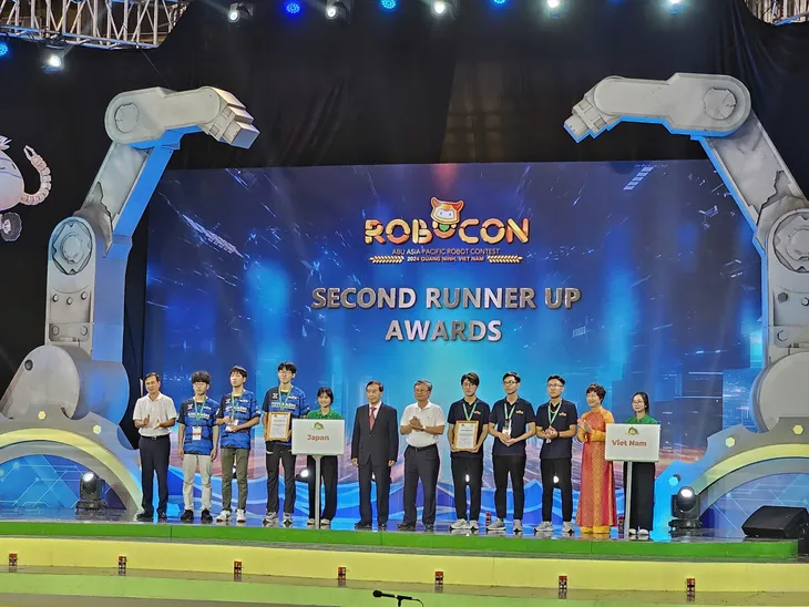ABU Robocon 2024 diễn ra thành công và để lại ấn tượng đẹp - Ảnh 12. ABU Robocon 2024 diễn ra thành công và để lại ấn tượng đẹp - Ảnh 12.