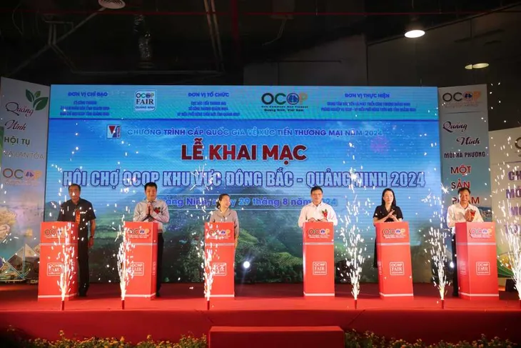 Hơn 250 gian hàng sản phẩm nông nghiệp trưng bày tại Hội chợ OCOP khu vực Đông Bắc - Ảnh 1. Hơn 250 gian hàng sản phẩm nông nghiệp trưng bày tại Hội chợ OCOP khu vực Đông Bắc - Ảnh 1.