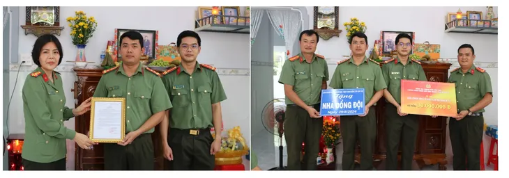 Công an tỉnh Trà Vinh bàn giao nhà đồng đội tặng cán bộ, chiến sĩ - Ảnh 1. Công an tỉnh Trà Vinh bàn giao nhà đồng đội tặng cán bộ, chiến sĩ - Ảnh 1.
