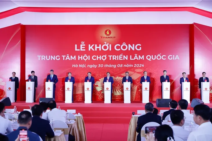 Thủ tướng dự lễ khởi công Trung tâm Hội chợ Triển lãm Quốc gia - Ảnh 2. Thủ tướng dự lễ khởi công Trung tâm Hội chợ Triển lãm Quốc gia - Ảnh 2.