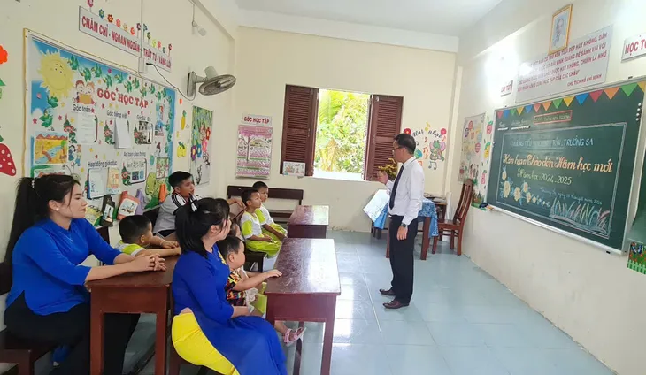Trường Sa: Rộn ràng khai giảng năm học mới - Ảnh 3. Trường Sa: Rộn ràng khai giảng năm học mới - Ảnh 3.