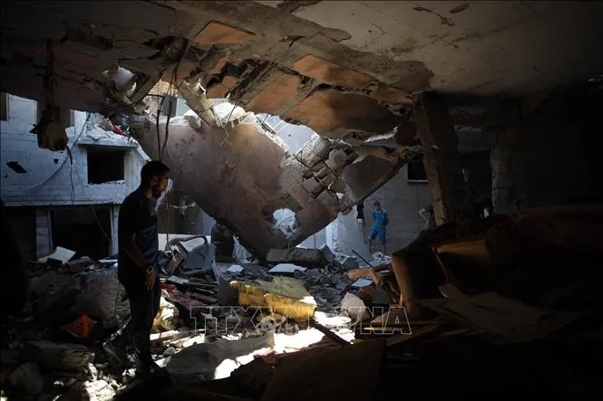 Mỹ kêu gọi các bên hoàn tất thỏa thuận ngừng bắn tại Gaza - Ảnh 1. Mỹ kêu gọi các bên hoàn tất thỏa thuận ngừng bắn tại Gaza - Ảnh 1.