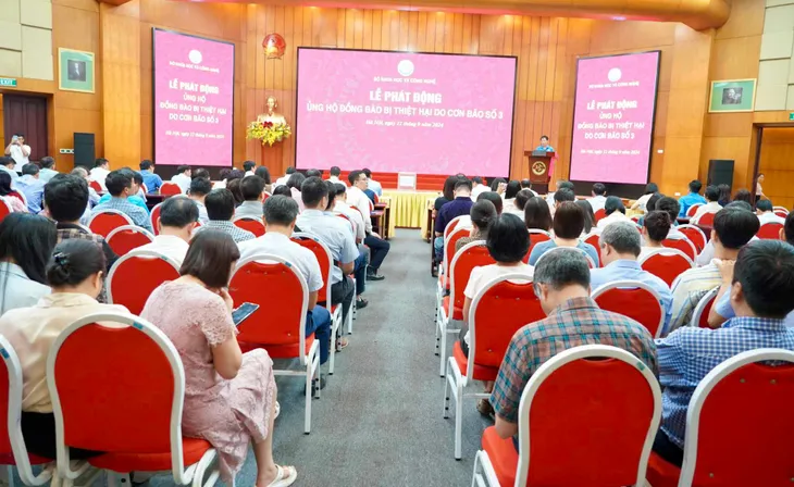 Bộ KH-CN phát động chung tay ủng hộ đồng bào bị ảnh hưởng do bão số 3 - Ảnh 3. Bộ KH-CN phát động chung tay ủng hộ đồng bào bị ảnh hưởng do bão số 3 - Ảnh 3.