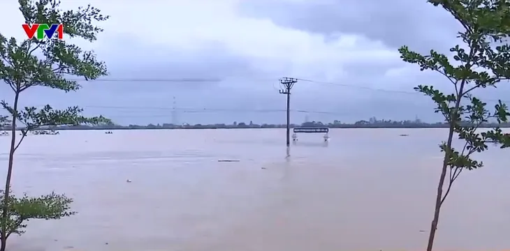 Hà Nội: Vùng dân cư ven sông Cầu, sông Cà Lồ chìm trong biển nước - Ảnh 2. Hà Nội: Vùng dân cư ven sông Cầu, sông Cà Lồ chìm trong biển nước - Ảnh 2.