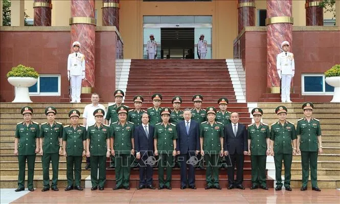 Tổng Bí thư, Chủ tịch nước dự Lễ khai giảng năm học 2024 - 2025 của Học viện Quốc phòng - Ảnh 6. Tổng Bí thư, Chủ tịch nước dự Lễ khai giảng năm học 2024 - 2025 của Học viện Quốc phòng - Ảnh 6.