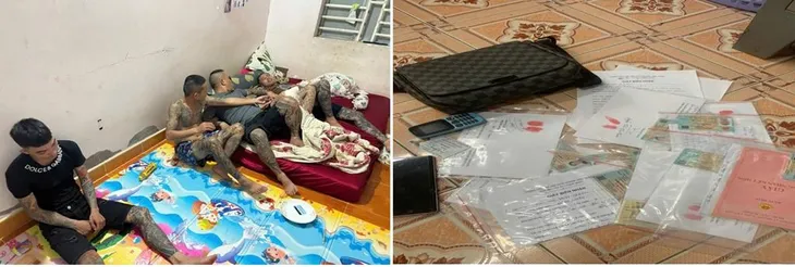 Bắt nhóm đối tượng tổ chức sử dụng ma túy và cho vay nặng lãi - Ảnh 1. Bắt nhóm đối tượng tổ chức sử dụng ma túy và cho vay nặng lãi - Ảnh 1.