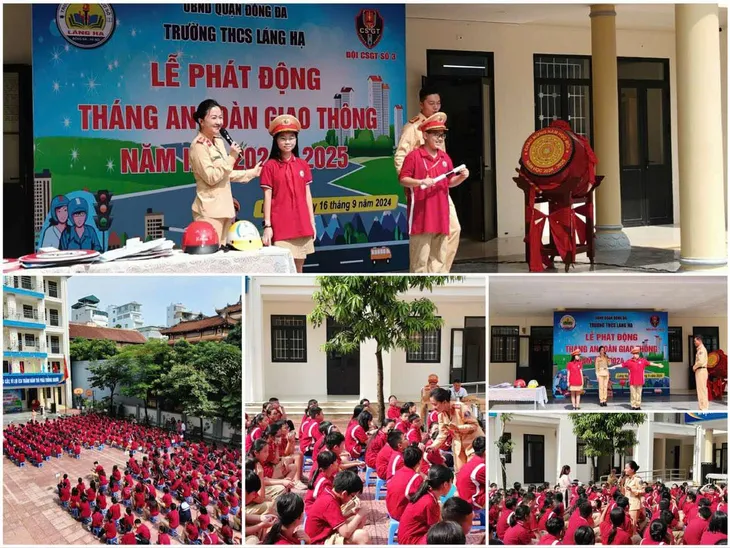 Hà Nội đẩy mạnh tuyên truyền an toàn giao thông cho lứa tuổi học sinh - Ảnh 4. Hà Nội đẩy mạnh tuyên truyền an toàn giao thông cho lứa tuổi học sinh - Ảnh 4.