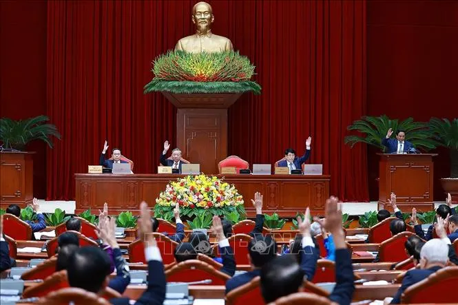 Khai mạc Hội nghị lần thứ 10 Ban Chấp hành Trung ương Đảng Cộng sản Việt Nam khóa XIII - Ảnh 4. Khai mạc Hội nghị lần thứ 10 Ban Chấp hành Trung ương Đảng Cộng sản Việt Nam khóa XIII - Ảnh 4.