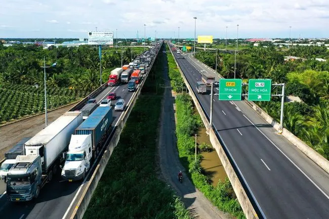 99 hộ chưa đồng ý bàn giao mặt bằng thi công đường nối cao tốc TP Hồ Chí Minh - Trung Lương - Ảnh 1. 99 hộ chưa đồng ý bàn giao mặt bằng thi công đường nối cao tốc TP Hồ Chí Minh - Trung Lương - Ảnh 1.