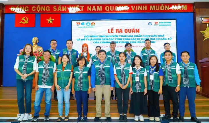 Tuổi trẻ TP Hồ Chí Minh lên đường hỗ trợ người dân sau bão lũ - Ảnh 2. Tuổi trẻ TP Hồ Chí Minh lên đường hỗ trợ người dân sau bão lũ - Ảnh 2.