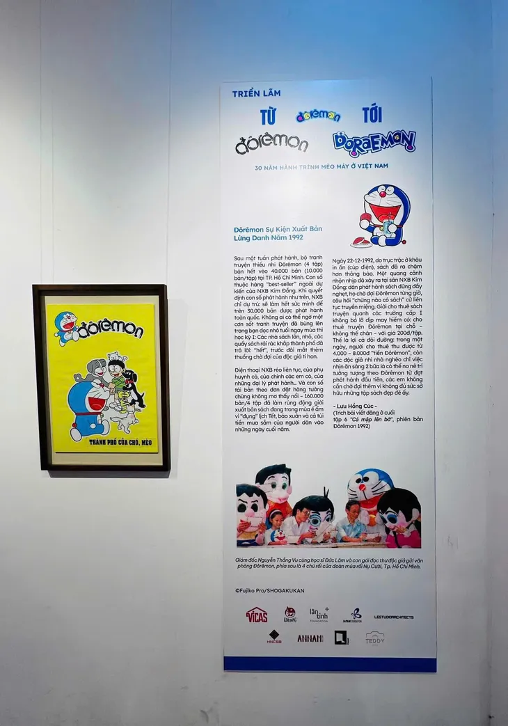Triển lãm Từ Đôrêmon tới Doraemon, 30 năm hành trình mèo máy ở Việt Nam - Ảnh 4. Triển lãm Từ Đôrêmon tới Doraemon, 30 năm hành trình mèo máy ở Việt Nam - Ảnh 4.