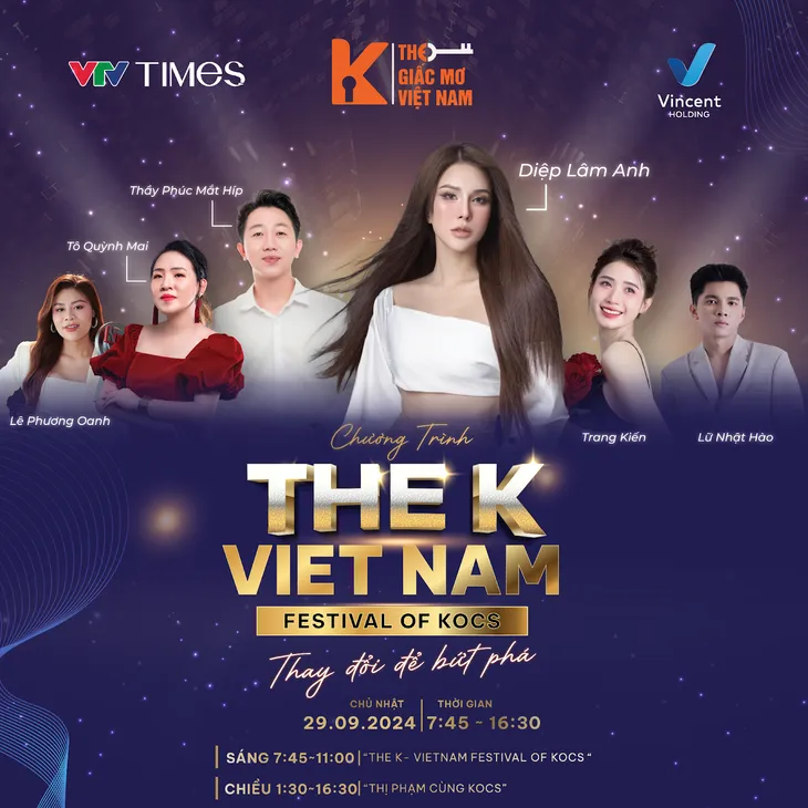 “The K - Viet Nam Festival Of KOCs 2024” - Bứt Phá Cùng KOCs - Ảnh 1. “The K - Viet Nam Festival Of KOCs 2024” - Bứt Phá Cùng KOCs - Ảnh 1.