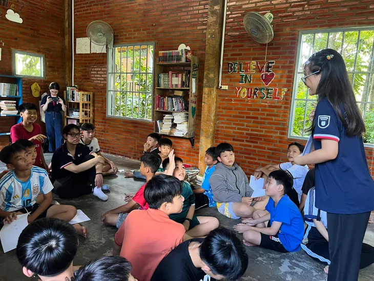 Ngày hội Workshop hướng đến lối sống bền vững cho trẻ em địa phương - Ảnh 5. Ngày hội Workshop hướng đến lối sống bền vững cho trẻ em địa phương - Ảnh 5.