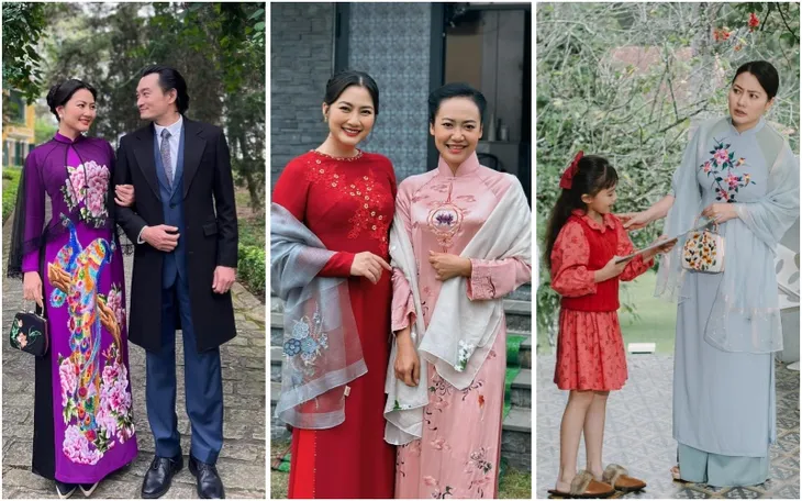 Ngọc Lan chăm diện áo thêu cho vai diễn truyền hình cuối cùng - Ảnh 1. Ngọc Lan chăm diện áo thêu cho vai diễn truyền hình cuối cùng - Ảnh 1.