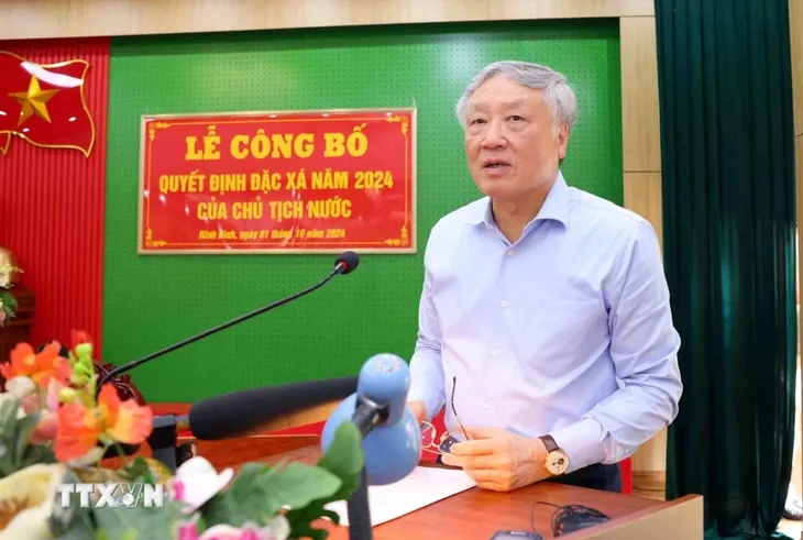 Phó Thủ tướng Thường trực: Những người được đặc xá hãy để sai phạm “mãi mãi khép lại sau lưng” - Ảnh 1. Phó Thủ tướng Thường trực: Những người được đặc xá hãy để sai phạm “mãi mãi khép lại sau lưng” - Ảnh 1.