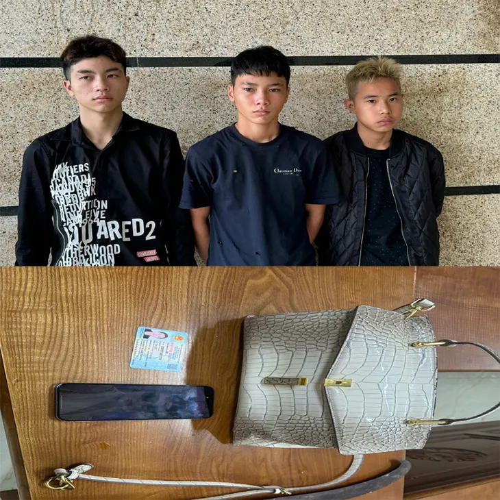 Bắt nhóm đối tượng liên tiếp cướp giật tài sản trên đường từ Nghệ An ra Hà Nội - Ảnh 1. Bắt nhóm đối tượng liên tiếp cướp giật tài sản trên đường từ Nghệ An ra Hà Nội - Ảnh 1.