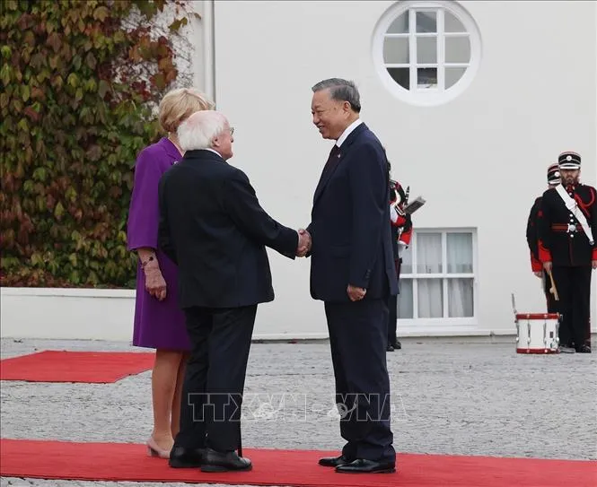 Việt Nam coi trọng phát triển quan hệ hữu nghị và hợp tác nhiều mặt với Ireland - Ảnh 1. Việt Nam coi trọng phát triển quan hệ hữu nghị và hợp tác nhiều mặt với Ireland - Ảnh 1.