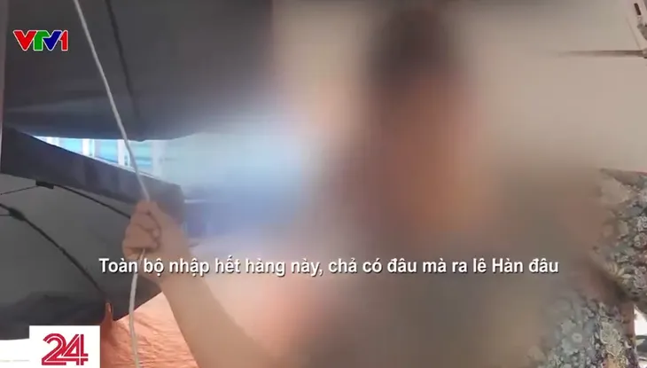 Lê nhập khẩu giả mạo xuất xứ bán ngập chợ ở Hà Nội - Ảnh 2.