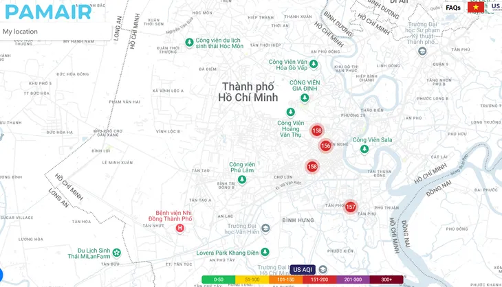TP. Hồ Chí Minh sương mù dày, cảnh báo ô nhiễm không khí - Ảnh 2.