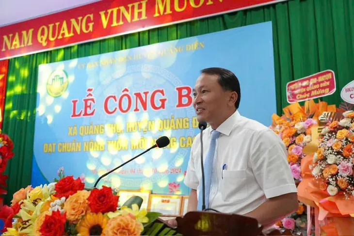Thừa Thiên Huế: Có xã đầu tiên đạt chuẩn nông thôn mới nâng cao - Ảnh 1. Thừa Thiên Huế: Có xã đầu tiên đạt chuẩn nông thôn mới nâng cao - Ảnh 1.