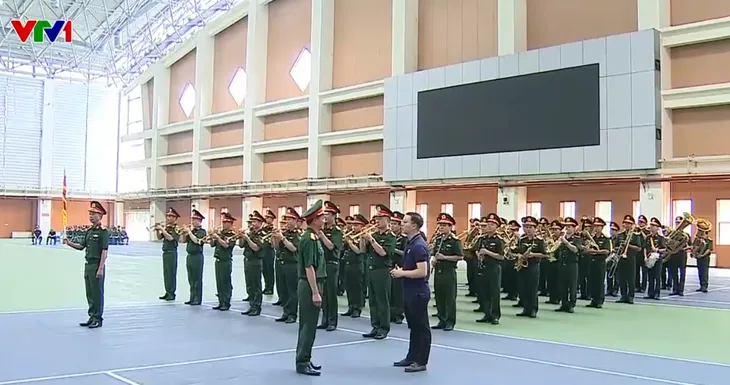 Không khí tập luyện hăng say cho Ngày hội Văn hóa vì hòa bình - Ảnh 1. Không khí tập luyện hăng say cho Ngày hội Văn hóa vì hòa bình - Ảnh 1.