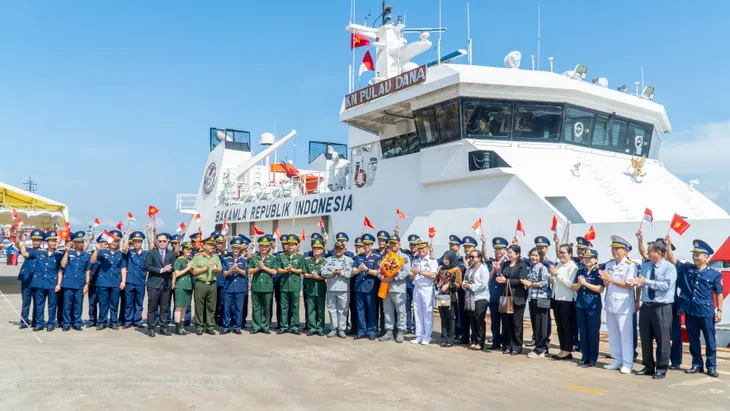 Tàu Cảnh sát biển Indonesia thăm xã giao tại Bà Rịa - Vũng Tàu - Ảnh 1. Tàu Cảnh sát biển Indonesia thăm xã giao tại Bà Rịa - Vũng Tàu - Ảnh 1.