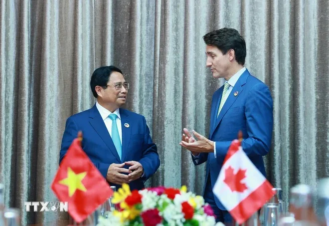 Đề nghị Việt Nam - Canada khai thác hiệu quả cơ hội hợp tác kinh tế, thương mại, đầu tư - Ảnh 3. Đề nghị Việt Nam - Canada khai thác hiệu quả cơ hội hợp tác kinh tế, thương mại, đầu tư - Ảnh 3.